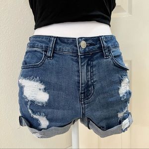 Pacsun Super Stretch Denim Shorts